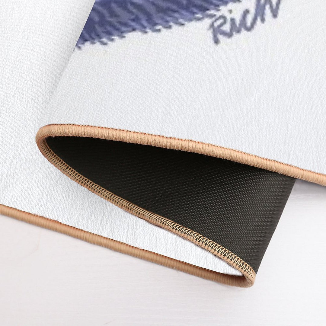 Snoozin' with A Dinosaur  Easy Maintenance Bath Mat