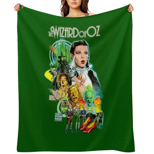 Wizard of OZ Vintage Art Print Premium Throw Blanket