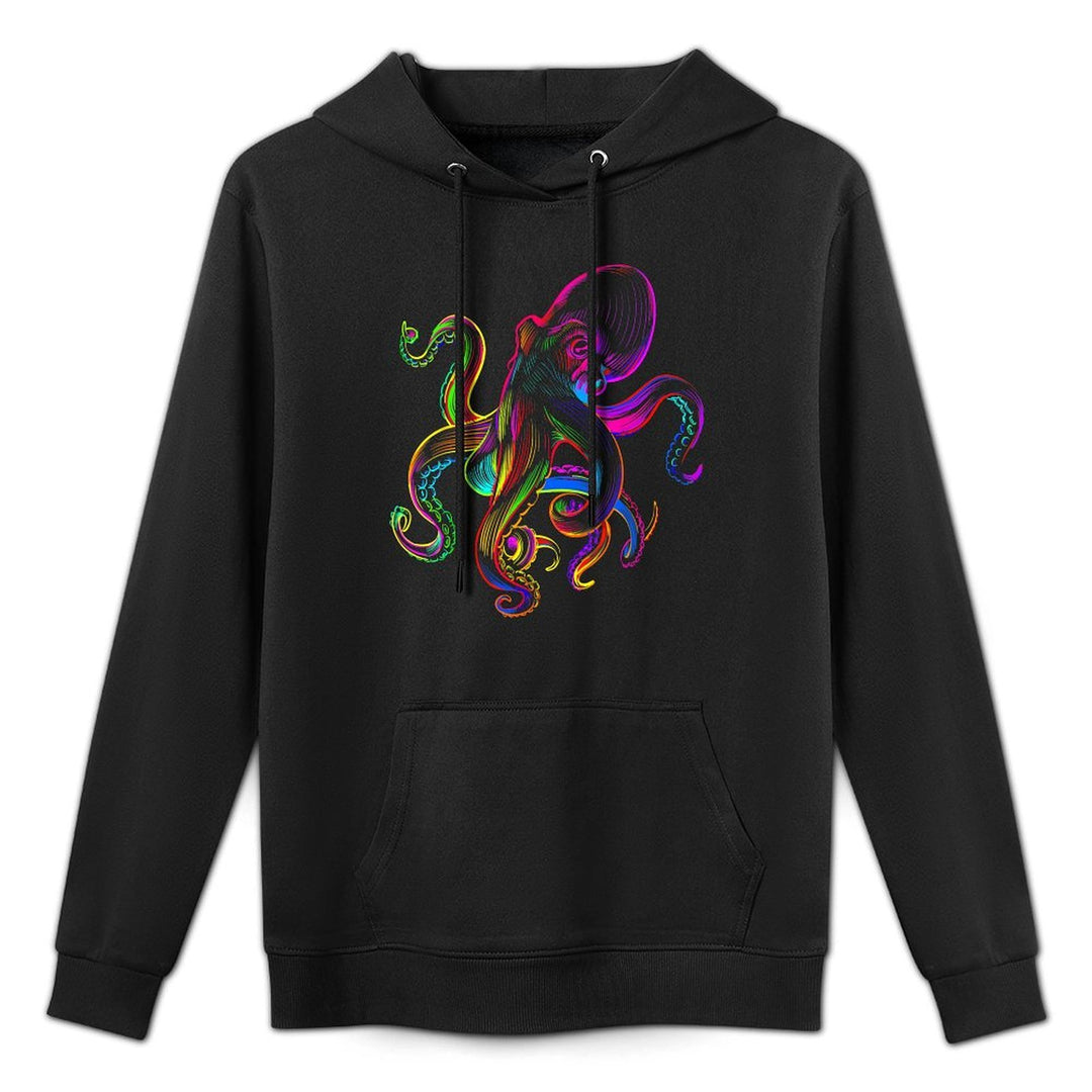Funny Octopus Sea Monster Krakens Jellyfishes Sea Animals Colorfast Hoodie