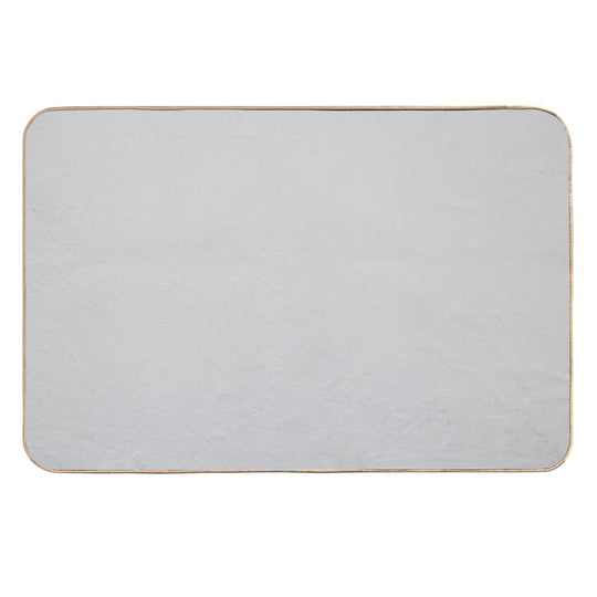 Pale Gray Durable Bath Mat