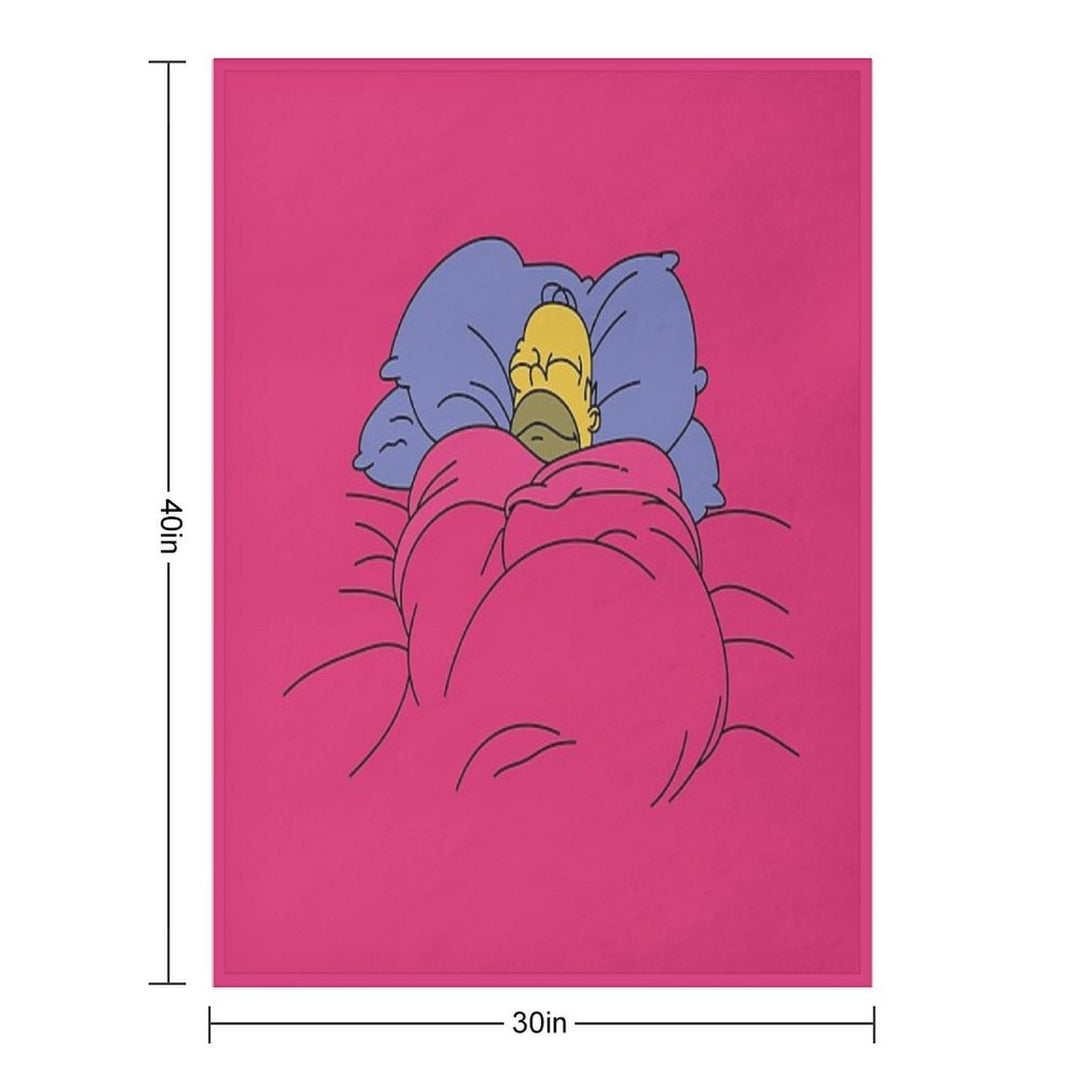 Toasty Cinnamon Bun Easy Care Throw Blanket