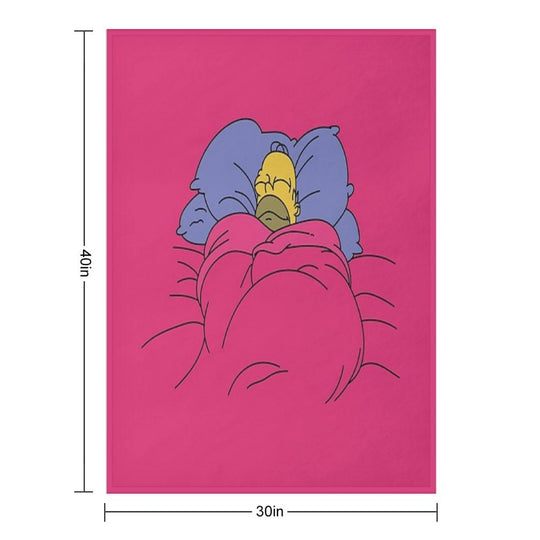 Toasty Cinnamon Bun Easy Care Throw Blanket