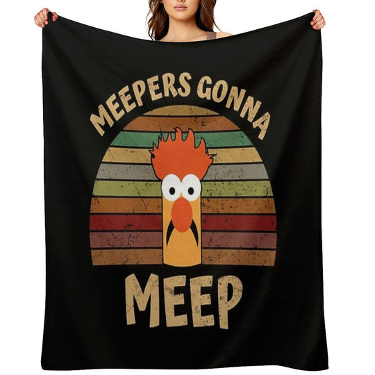 The Muppet Show Beaker Meepers Gonna Meep All-season Throw Blanket