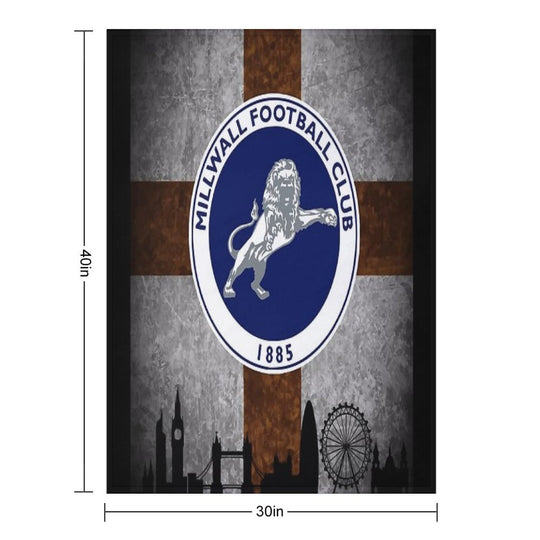Millwall London Gift-ready Throw Blanket