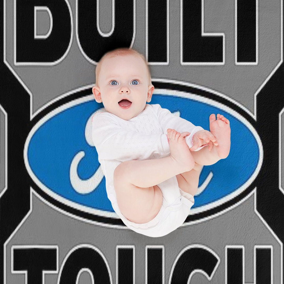 Ford Trucks Built Ford Tough Compact Throw Blanket