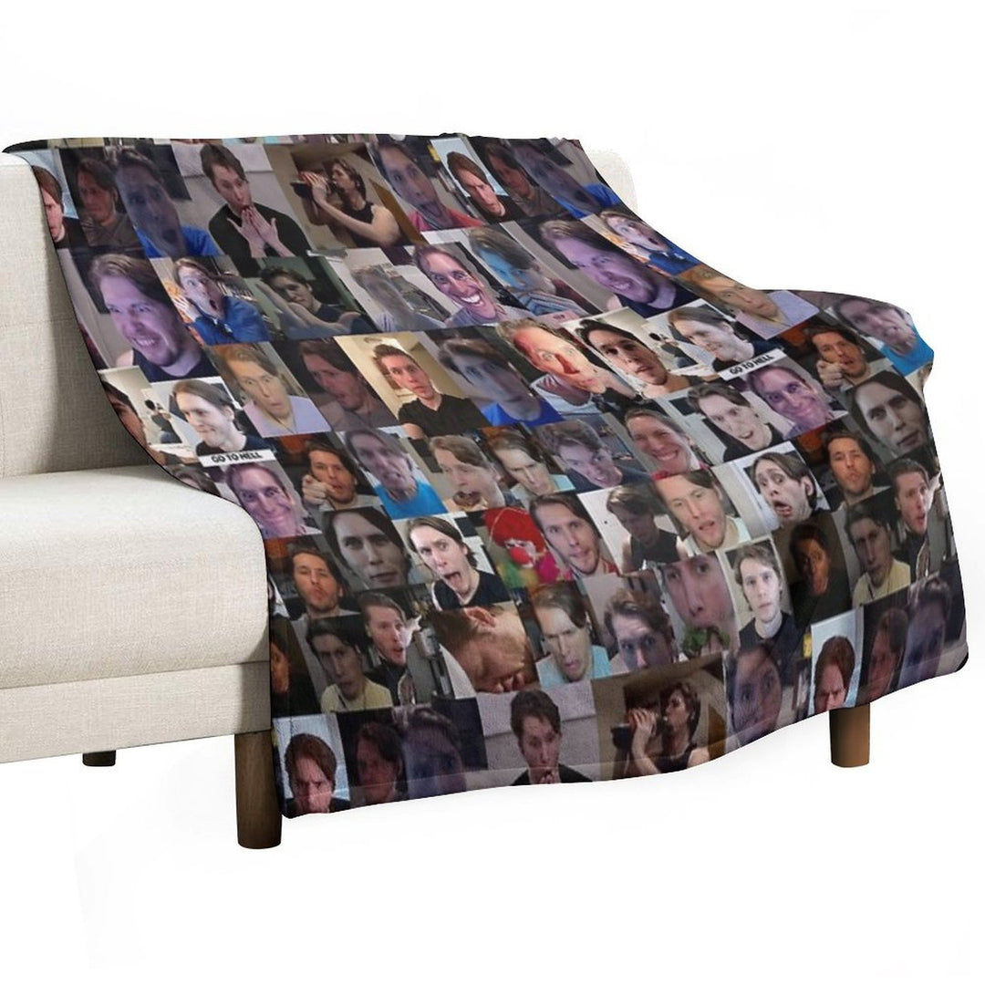 Jerma Collage Gift-ready Throw Blanket