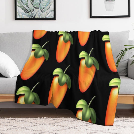 Fl Studio Logo Sticker All-season Throw Blanket