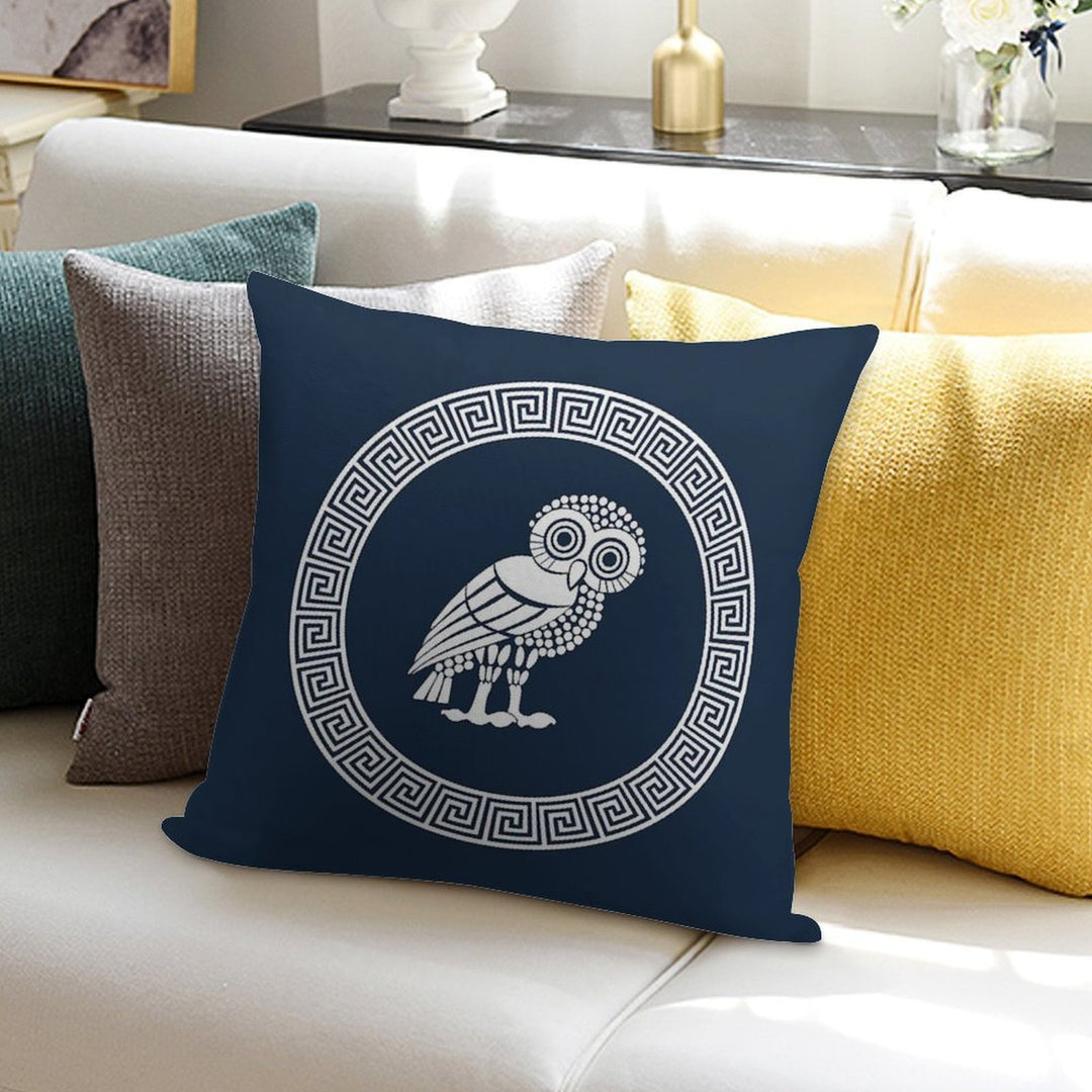 Owl of Athena Soft Warmth Comfort Throw Pillow