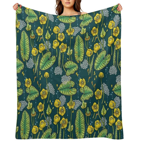 River of Mystery Wrinkle-free Throw Blanket