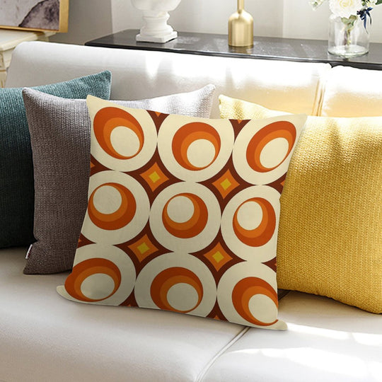 Mid-Century Modern 3 Crescent Soft Fade-Resistant Throw Pillow