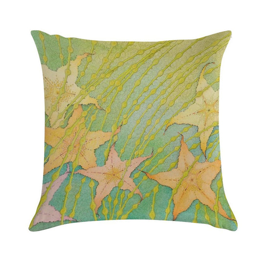 Starfish in The Seaweed Soft Ultra-Soft Texture Throw Pillow