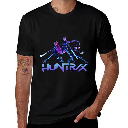 KPop Demon Hunters Huntrx Ready For Battle Epic Poses Comfortable T-Shirt