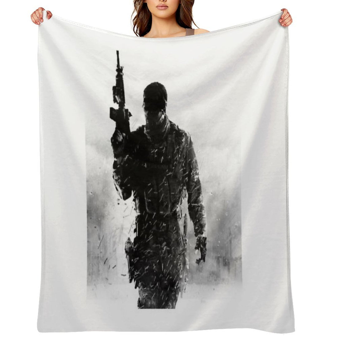 MW2 - Soldier Game Lightweight Throw Blanket