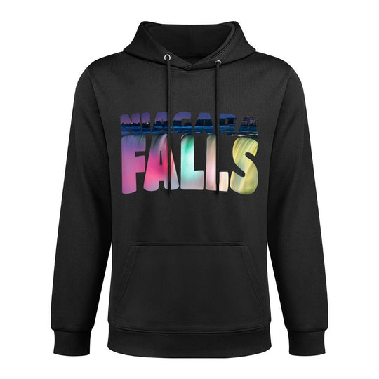 Niagara Falls Night T-shirt Canada USA Typography Souvenir Customizable Surface Hoodie