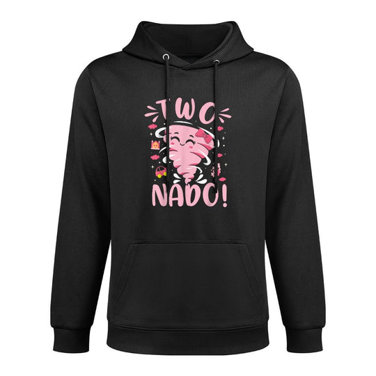 Tornado 2 Year Old Girl Birthday Two Nado 2nd Bday Party Relaxed Fit Hoodie