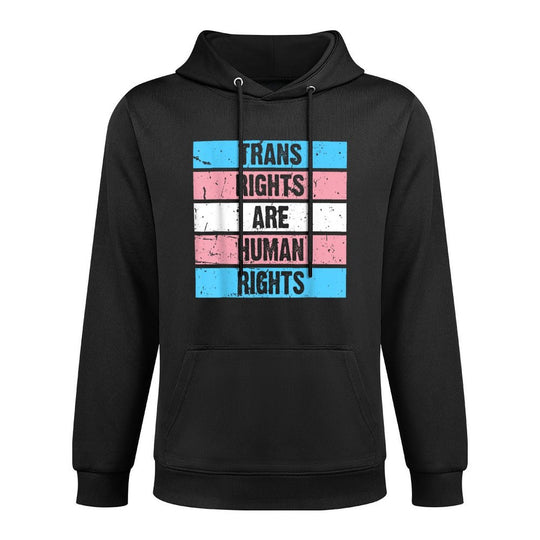 Trans Rights Are Human Rights LGBT Gay Pride Month Versatile Streetwear Hoodie