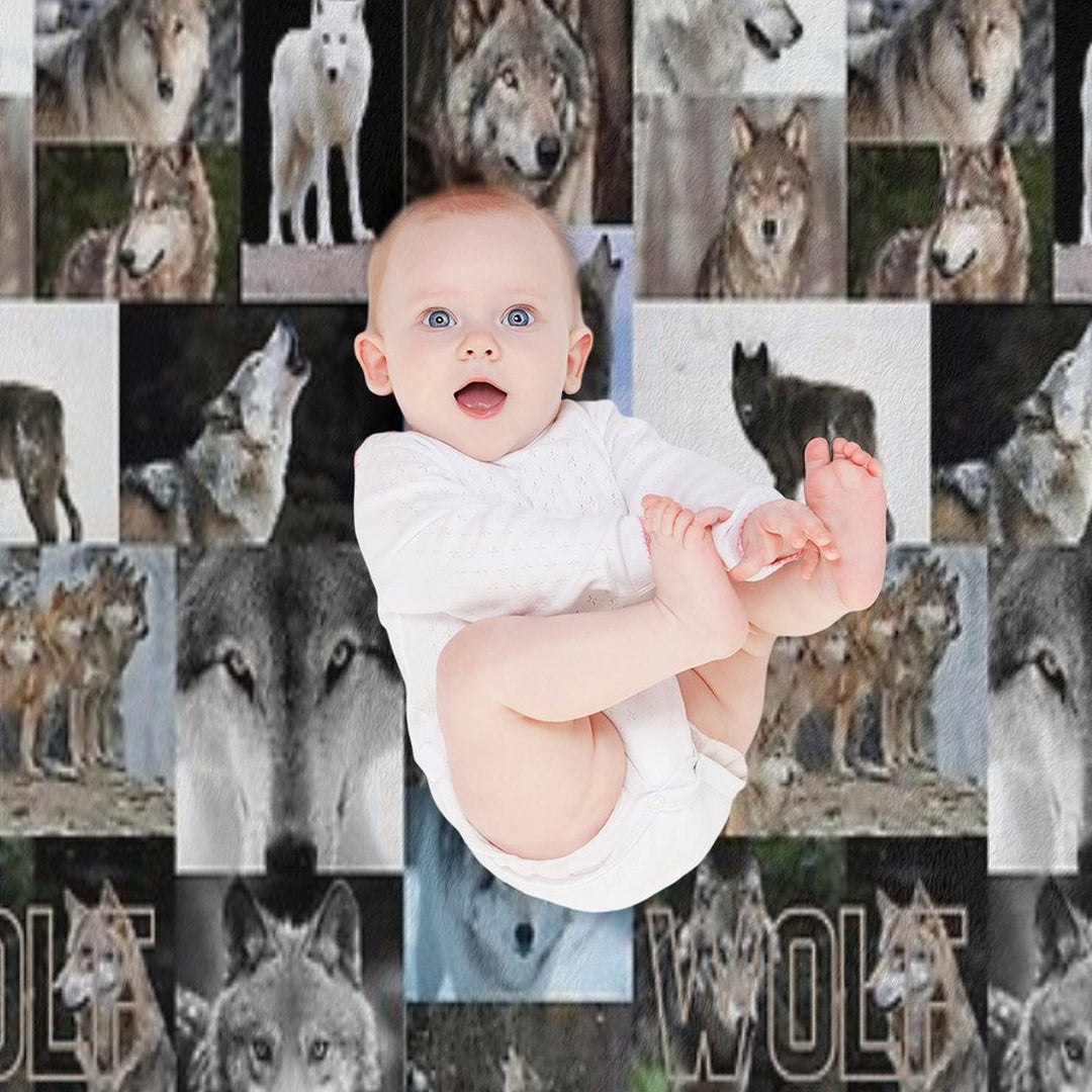 Worrisome Wolves Gift-ready Throw Blanket