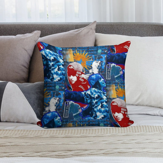 Billie Hit Me Hard And Soft Soft Home Decor Throw Pillow