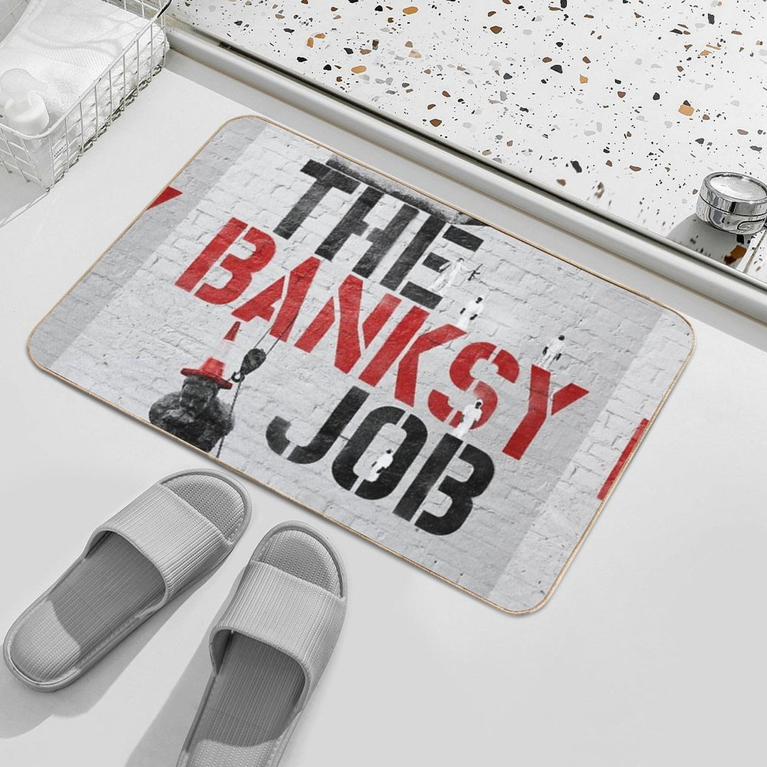 The Banksy Job Poster  Slip-Resistant Bath Mat