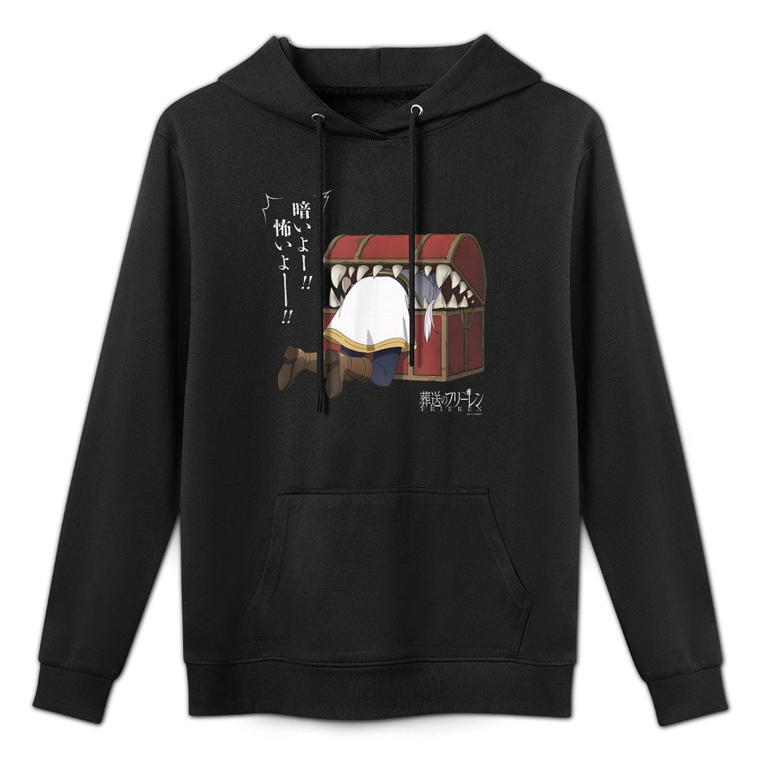 Frieren Beyond Journeys End Frieren Eaten by A Mimic Anime Adjustable Hood Hoodie