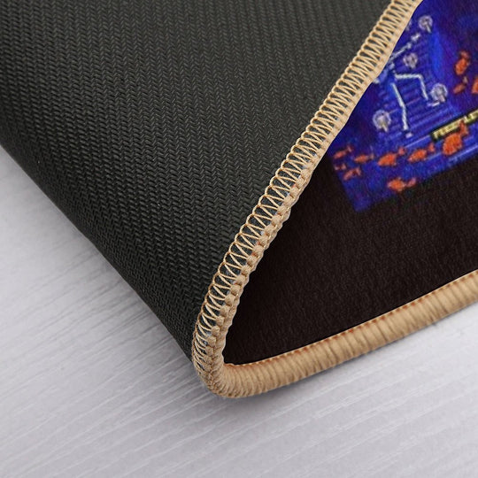 Busted Stuff Dave American Rock Band  Stain-Proof Bath Mat