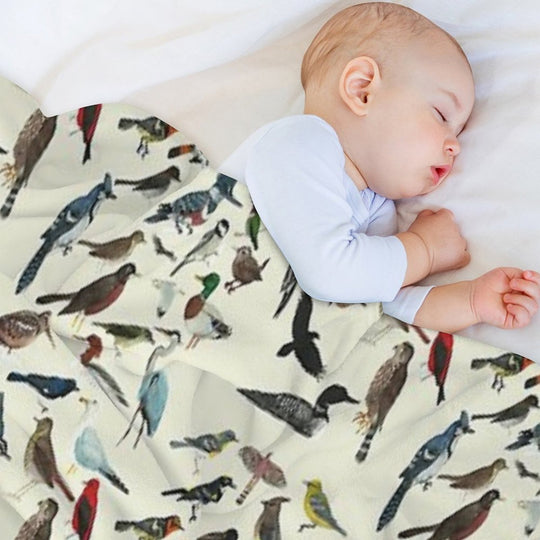 Bird Fanatic Gift-ready Throw Blanket