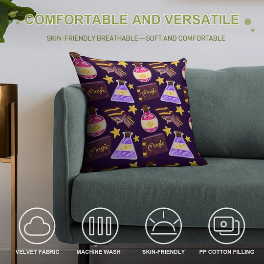 Maybe It’s Magic Soft Easy Maintenance Throw Pillow