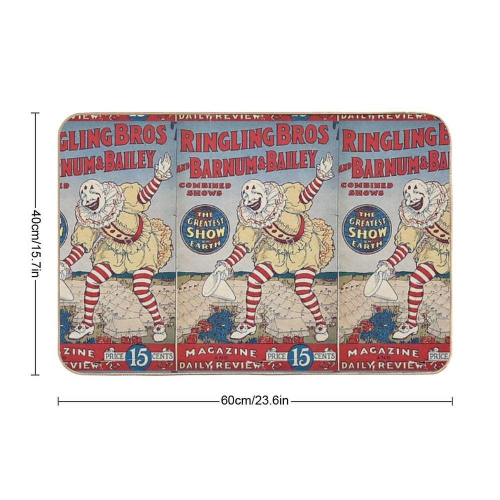 Ringling Brothers Barnum & Bailey The Greatest Show on Earth  Odorless Bath Mat