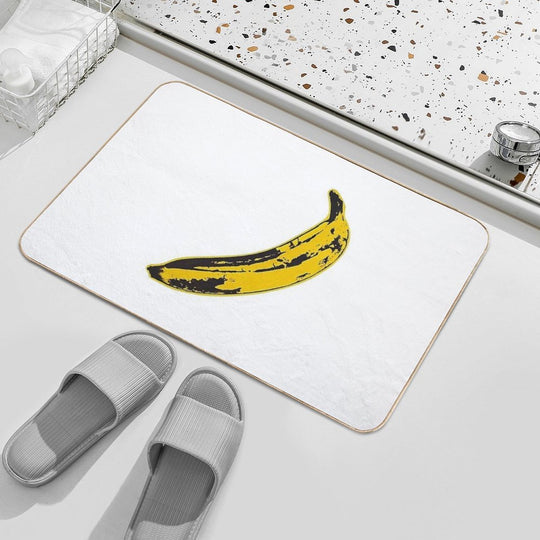 Banana Warhol Valvet  Long-Lasting Bath Mat