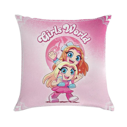 Mackenzie Hey Cuties Soft High-Density Material Throw Pillow