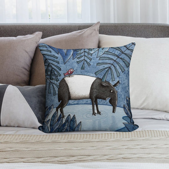 Welcome To The Jungle - Tapir - Schabrackentapir Soft Bedroom Essential Throw Pillow