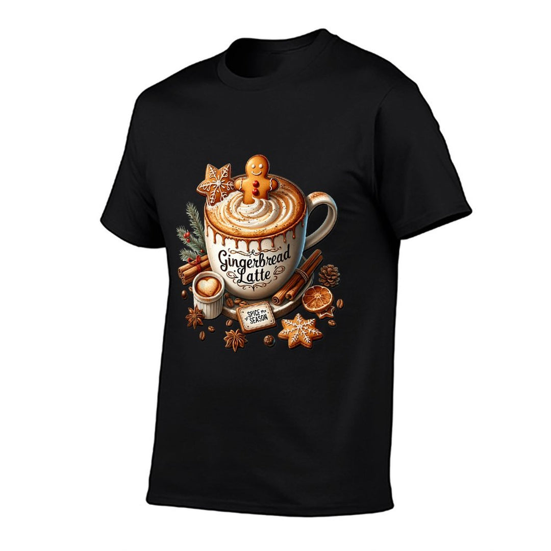 Gingerbread Latte Graphic for Women Christmas Coffee Mug  Wrinkle-resistant T-Shirt