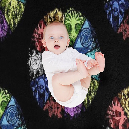 MTG  Faded Guild Wheel Sustainable Throw Blanket