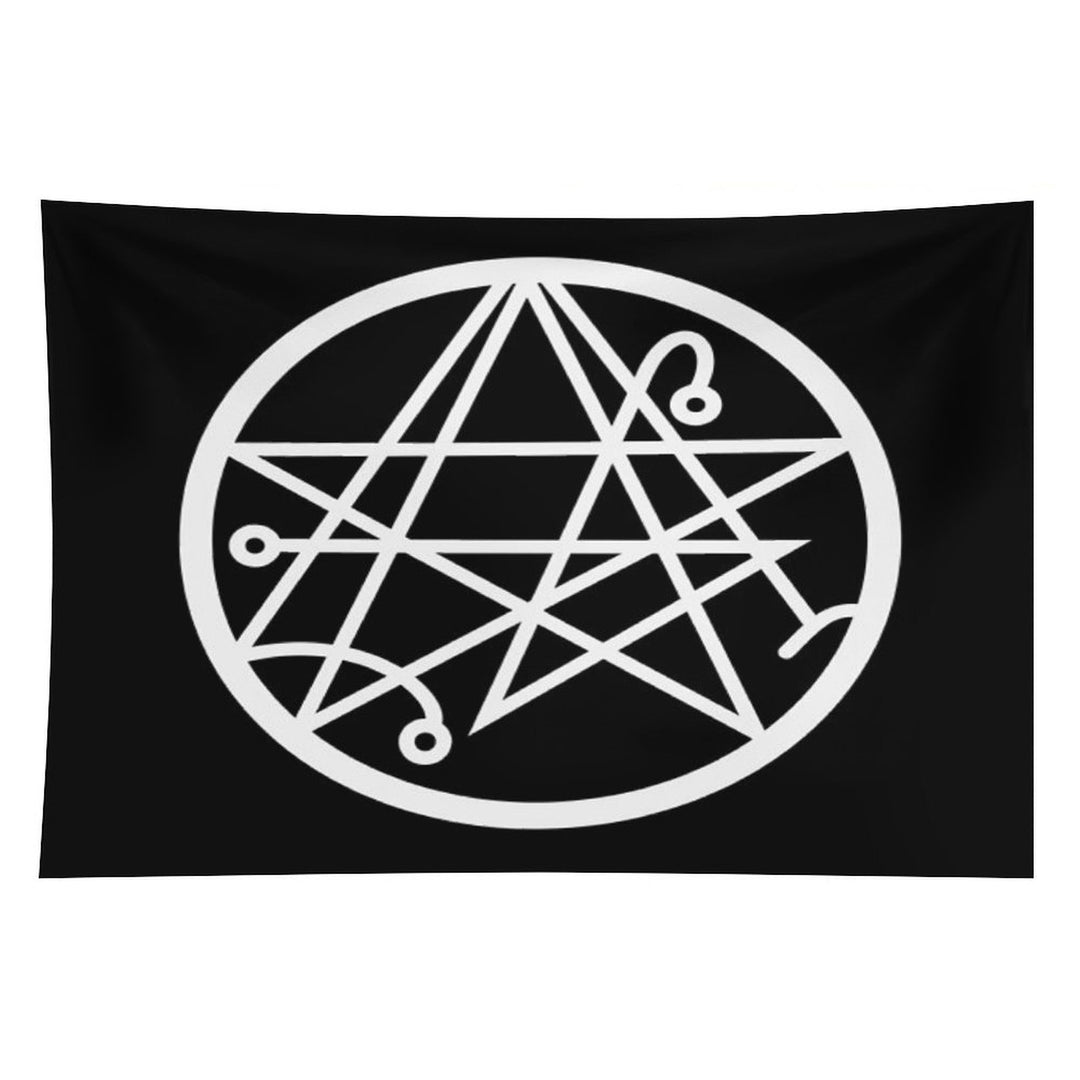The Necronomicon Gate Symbol Tapestry