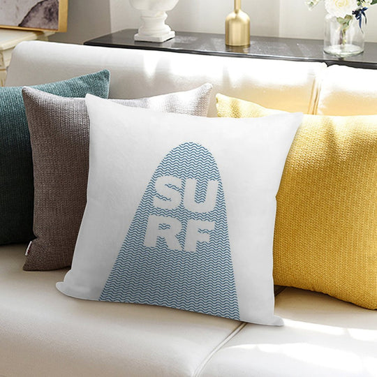 Surf Soft Luxury Feel Throw Pillow