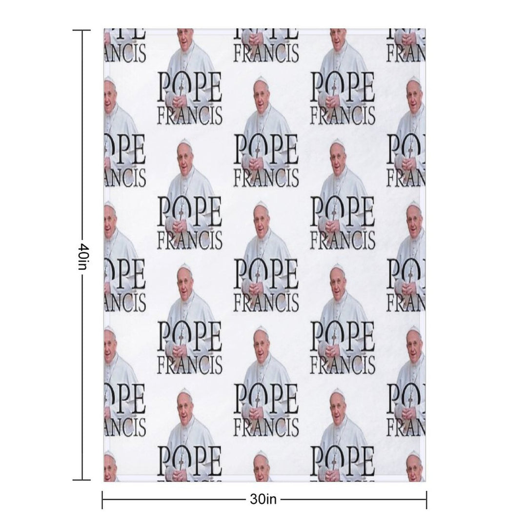 Pope Francis Compact Throw Blanket