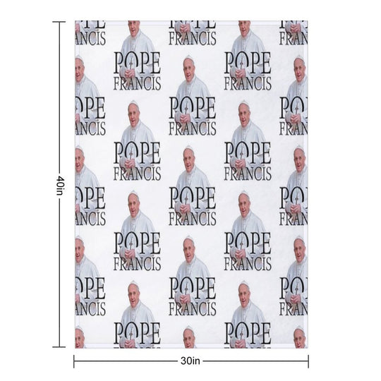 Pope Francis Compact Throw Blanket