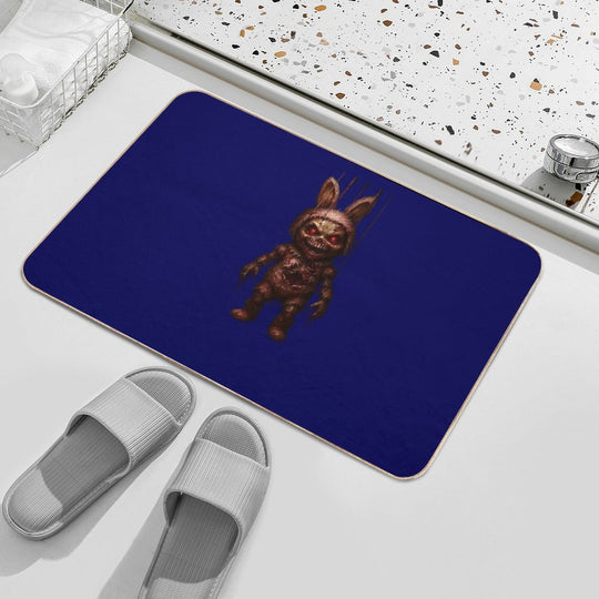 Creepy Marionette Bunny Horror Monster Art  Rapid-Drying Bath Mat