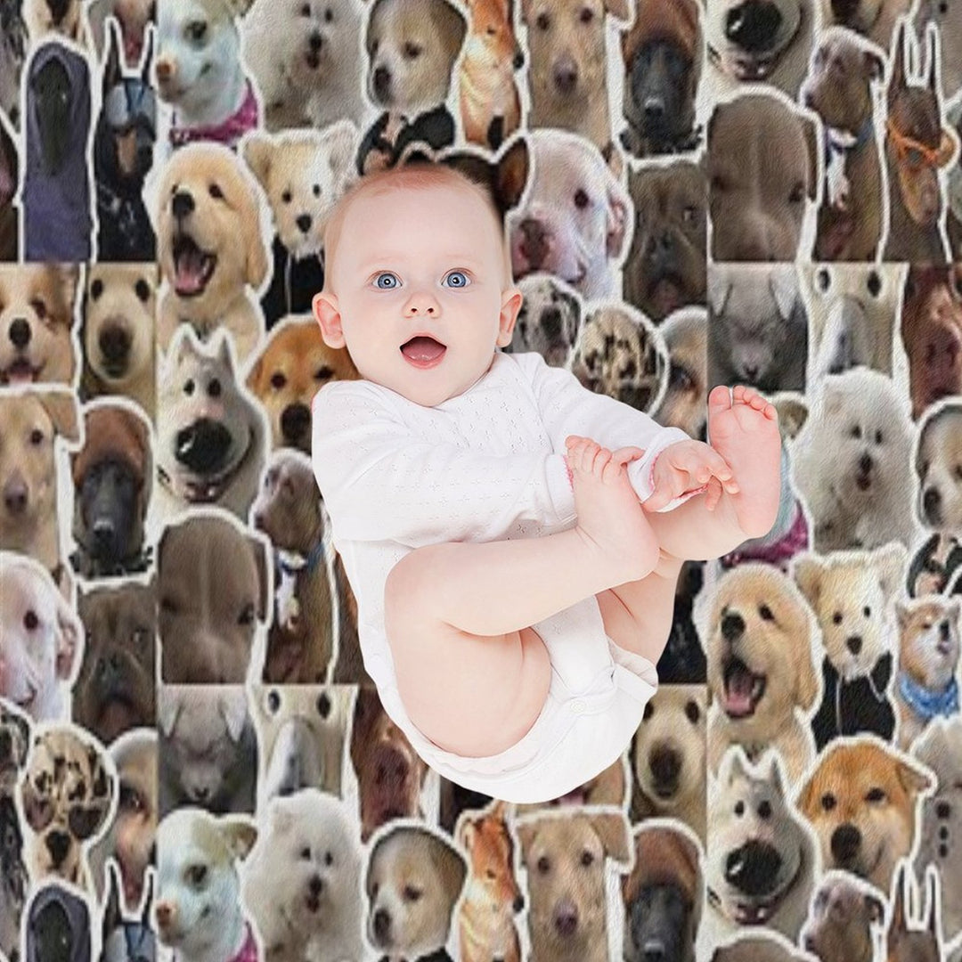 Sticker Stack 15 Compact Throw Blanket