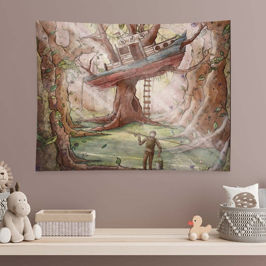 Fisherman of The Forest Tapestry
