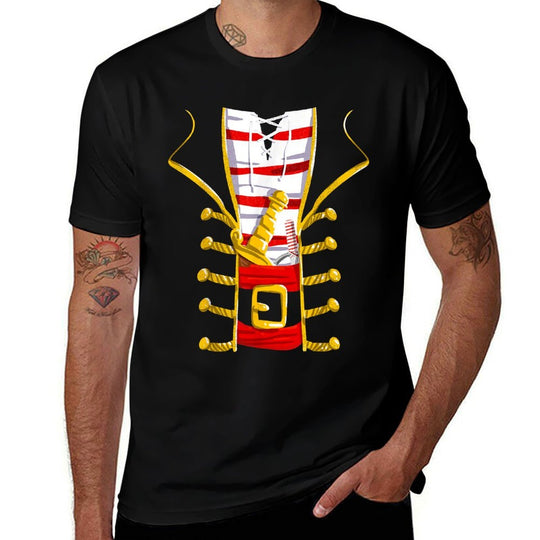 Pirate Costume Buccaneer Pirate  Polyester Blend T-Shirt