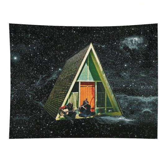 A House in Space Tapestry