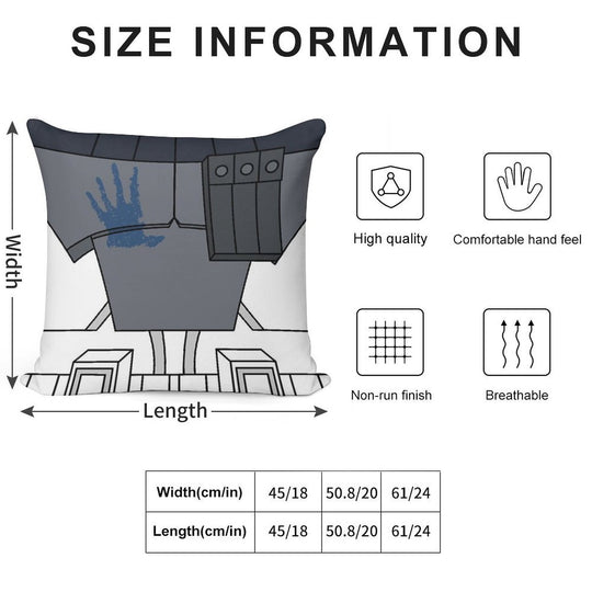 Echo Armor Soft Easy Maintenance Throw Pillow