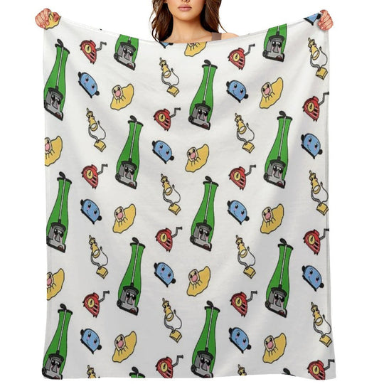 The Gang's All Here. Velvety-soft Throw Blanket