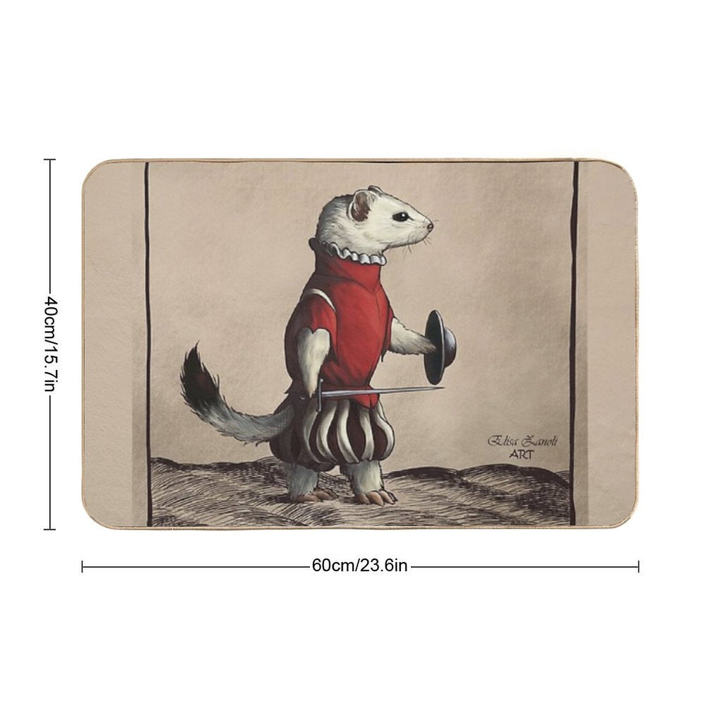 HemAnimals - Hemallino Treatise  - Di Grassi  Repositionable Bath Mat