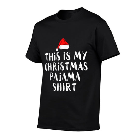 This Is My Christmas Pajama Funny Ts  Stretchy T-Shirt