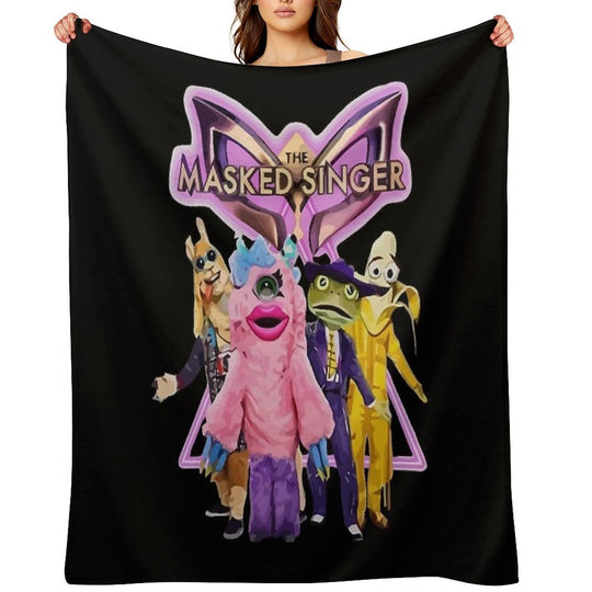 The Masked Singer Merch ITV Masked Singer Comfort Throw Blanket