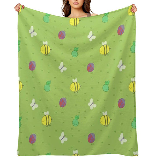 Adventure Time™ End Credits Pattern Easy Care Throw Blanket
