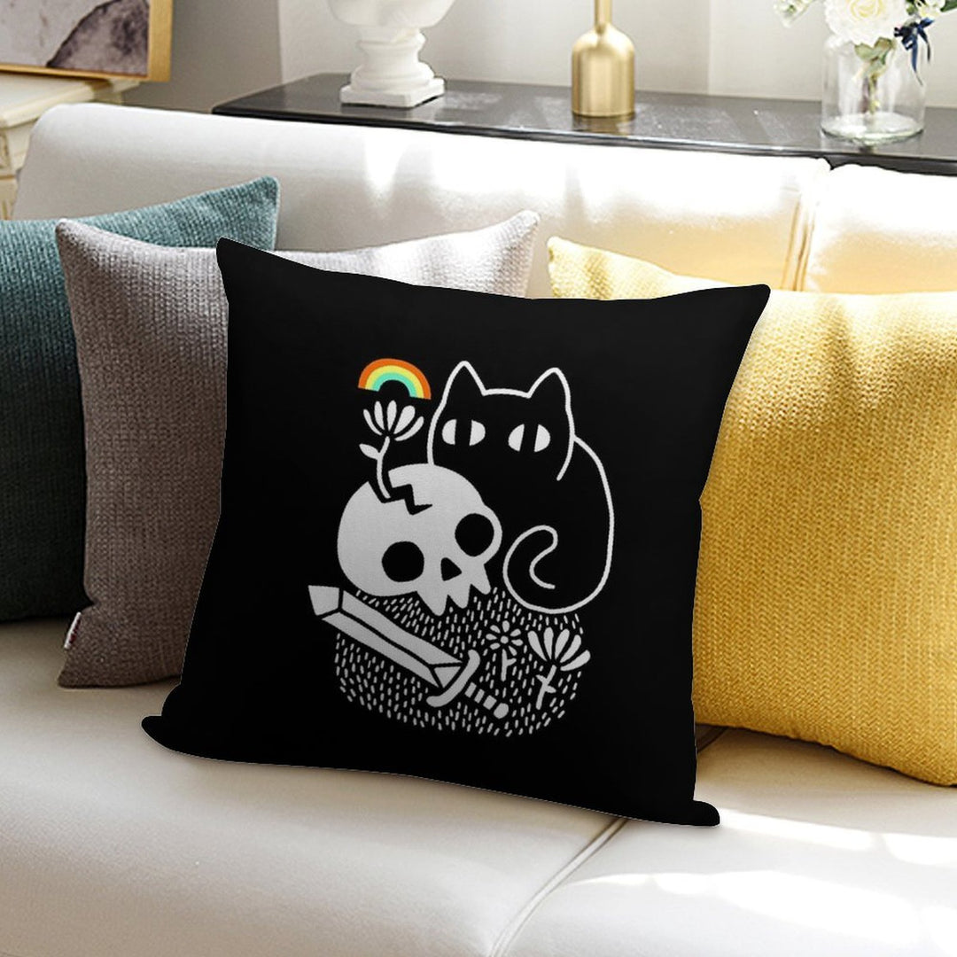 Cat & Stuff Soft High-Density Material Throw Pillow