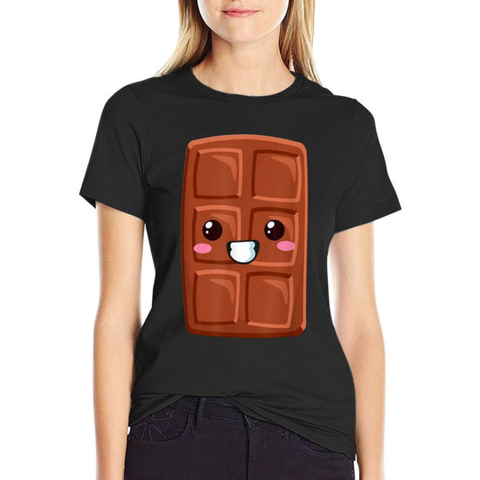 Kawaii Halloween Group Costume Party Smores Chocolate Bar  Relaxed-fit T-Shirt